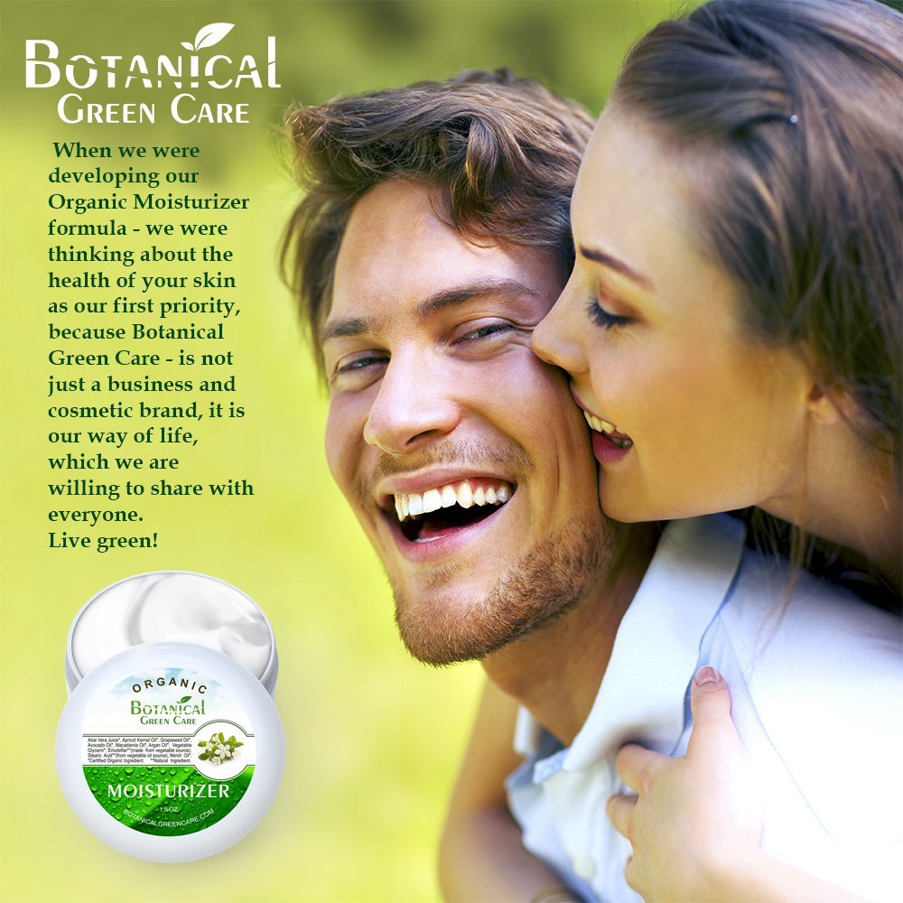 Plant-Based Facial Moisturizer for Women and Men. 1.5 Fl oz / 44 ml Original Formula