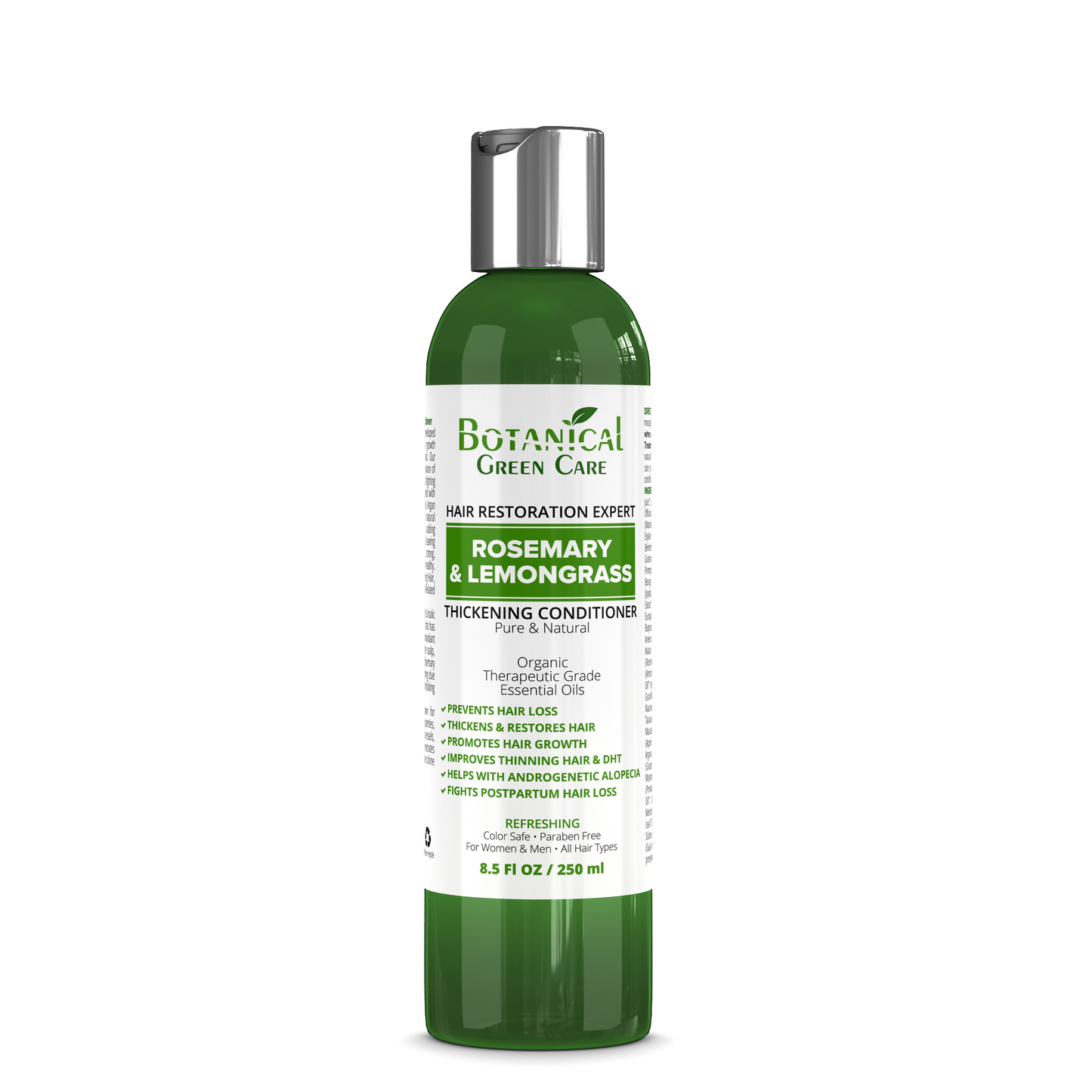 Hair Growth / Anti-Hair Loss Conditioner “Rosemary & Lemongrass”. Doctor Developed. 8.5 Fl Oz / 250 ml
