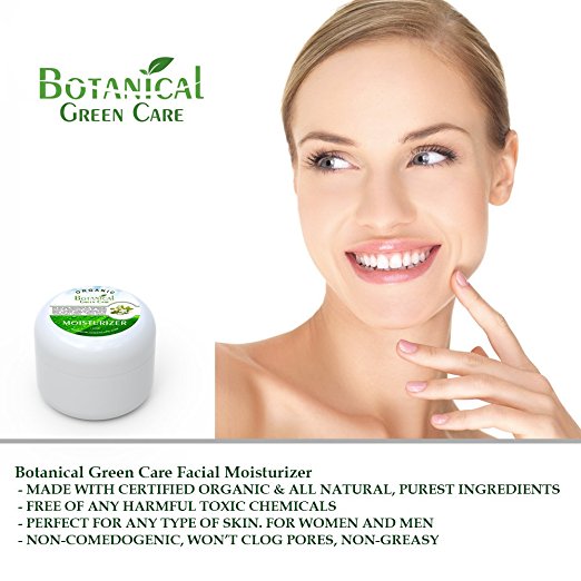 Plant-Based Facial Moisturizer for Women and Men. 1.5 Fl oz / 44 ml Original Formula