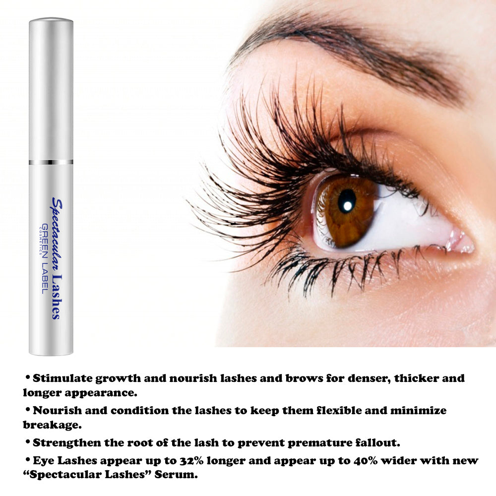 Eyelashes & Eyebrow Growth Serum for Women and Men: “Spectacular Lashes”
