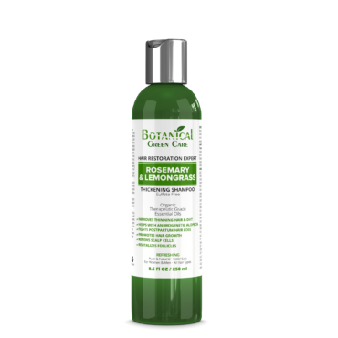 Hair Growth/Anti-Hair Loss Sulfate-Free Shampoo “Rosemary & Lemongrass”. Alopecia Prevention and DHT Blocker.