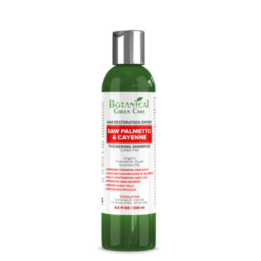 “Saw Palmetto & Cayenne” Anti-Hair Loss Sulfate-Free Shampoo. Alopecia Prevention and DHT Blocker. Doctor Developed 8.5 Fl Oz / 250 ml